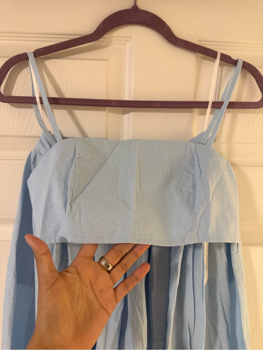 Cotton & Linen Pocket Detail Skirt Set - Picture 5 of 9
